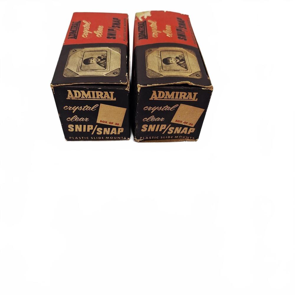 Admiral‎ Crystal Clear Snip/SnapPlastic Slide Mounts 2pk